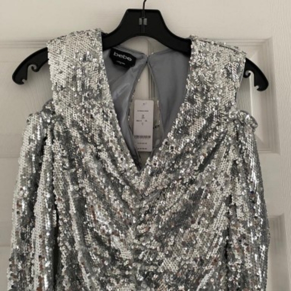 NWT Bebe sequin dress size 0 - Picture 4 of 9